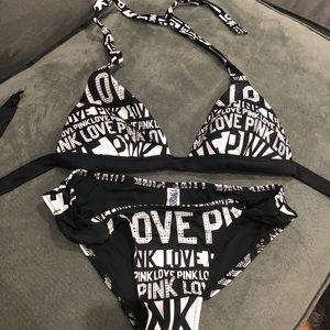Pink bathing suit